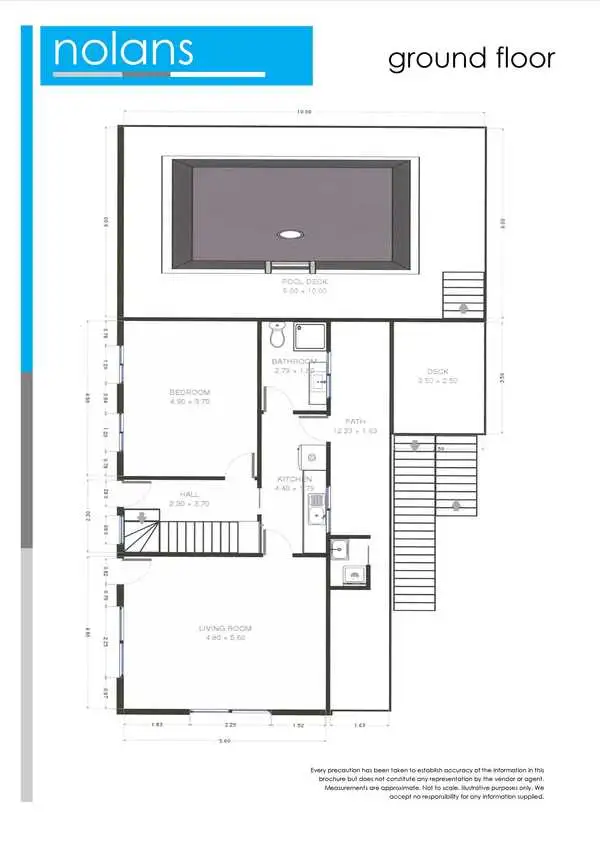 Floorplan of Homely house listing, 10 Hunter Close, Korora NSW 2450