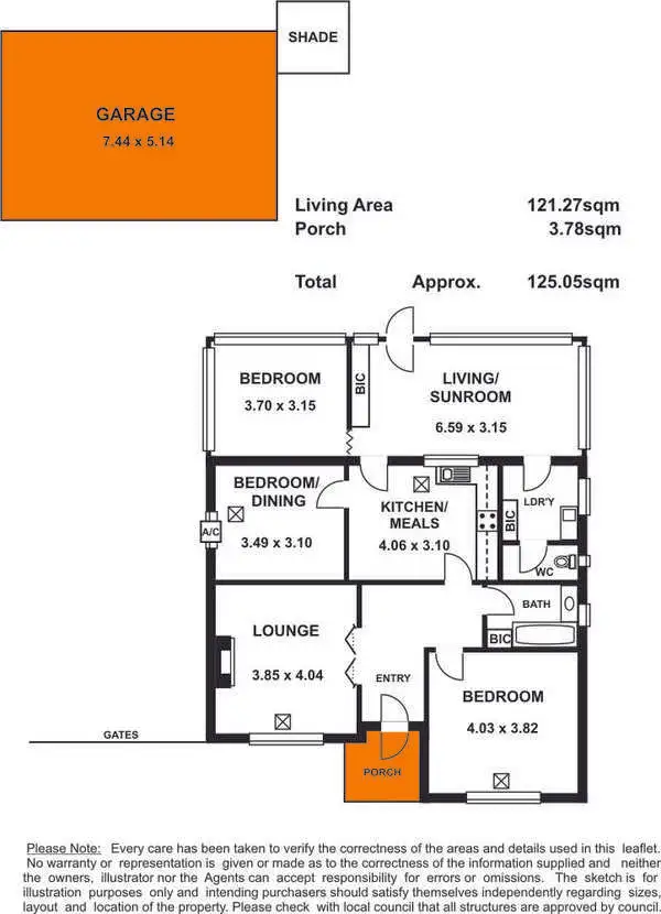 Floorplan of Homely house listing, 8 Hazel Terrace, Henley Beach South SA 5022