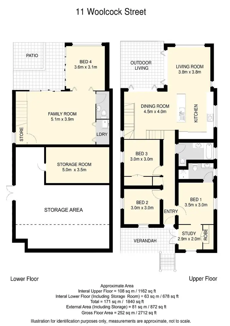 Floorplan of Homely house listing, 11 Woolcock Street, Red Hill QLD 4059
