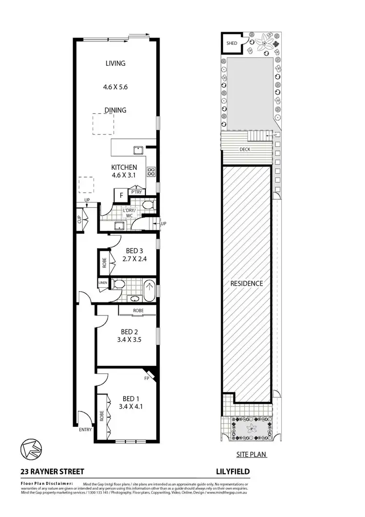 Floorplan of Homely house listing, 23 Rayner Street, Lilyfield NSW 2040