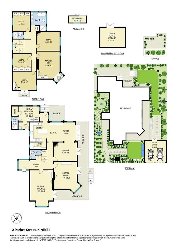 Floorplan of Homely house listing, 12 Parkes Street, Kirribilli NSW 2061