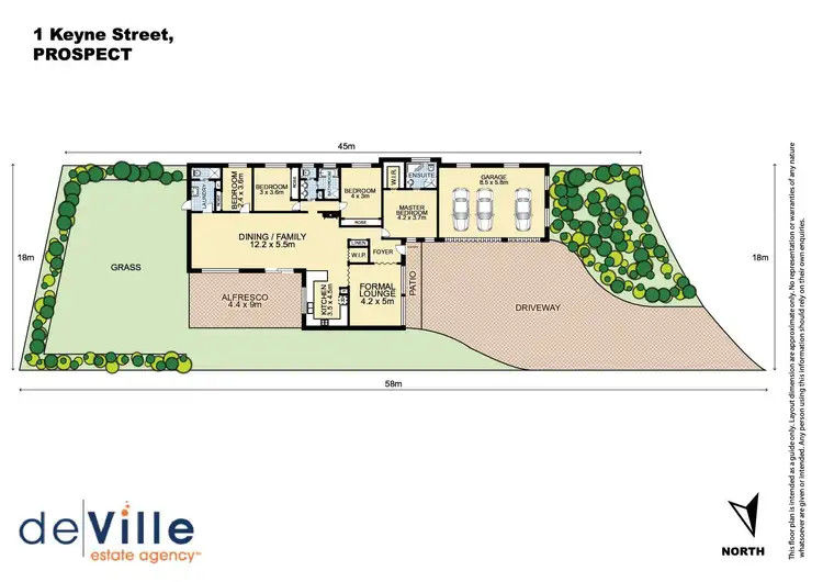 Floorplan of Homely house listing, 1 Keyne Street, Prospect NSW 2148