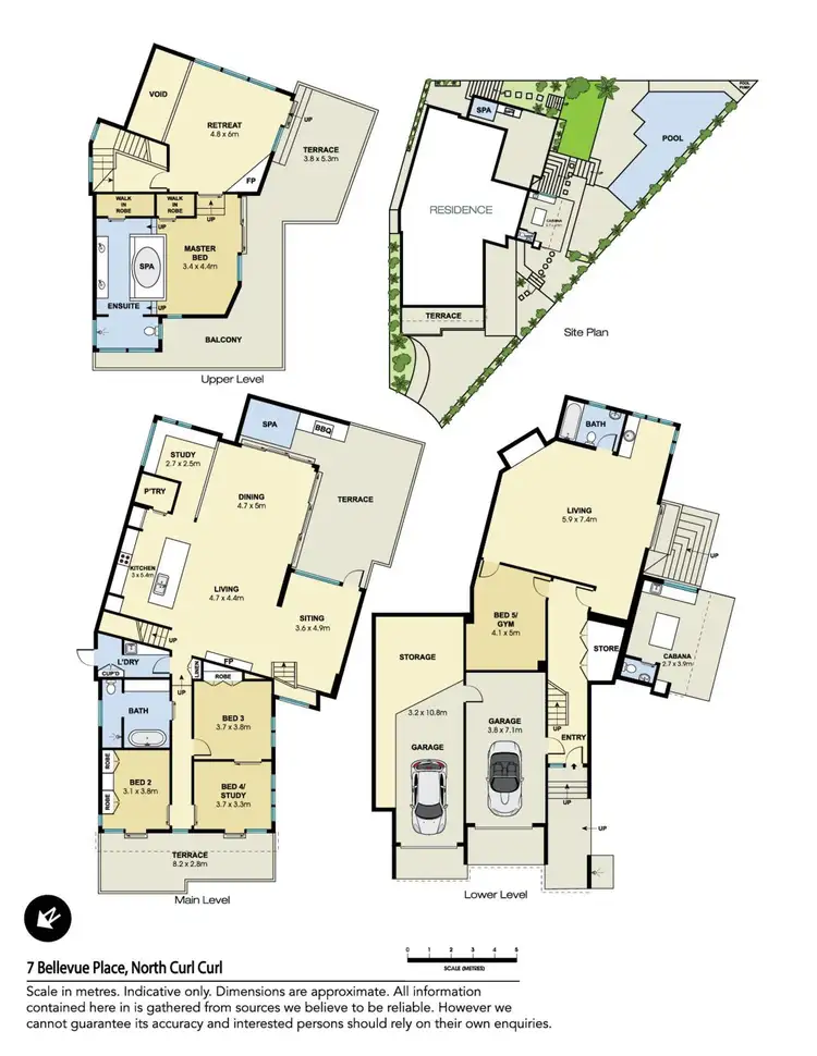Floorplan of Homely house listing, 7 Bellevue Place, North Curl Curl NSW 2099