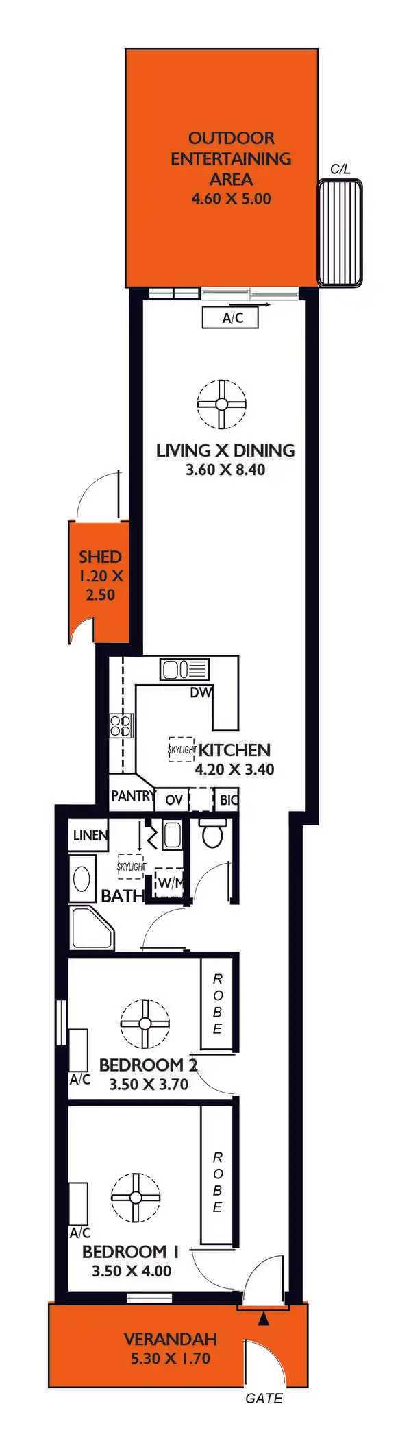 Floorplan of Homely house listing, 10 Regent Place, Kensington SA 5068