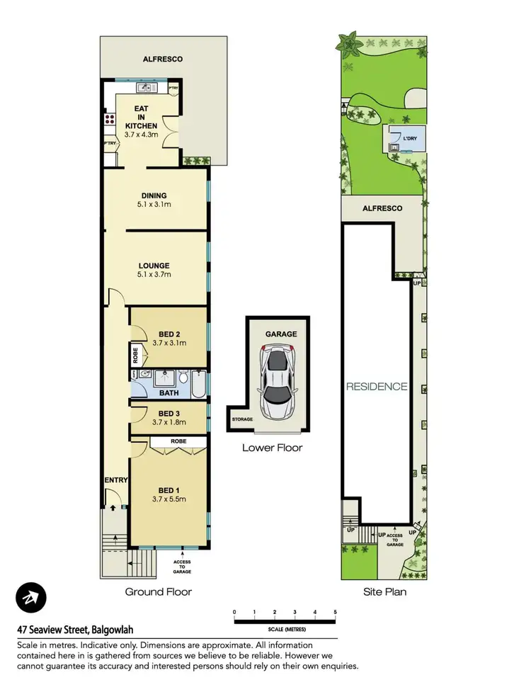 Floorplan of Homely house listing, 47 Seaview Street, Balgowlah NSW 2093