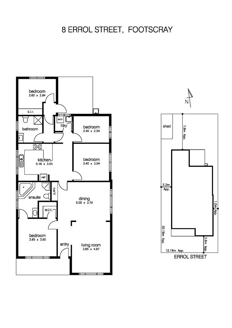 Floorplan of Homely house listing, 8 Errol Street, Footscray VIC 3011