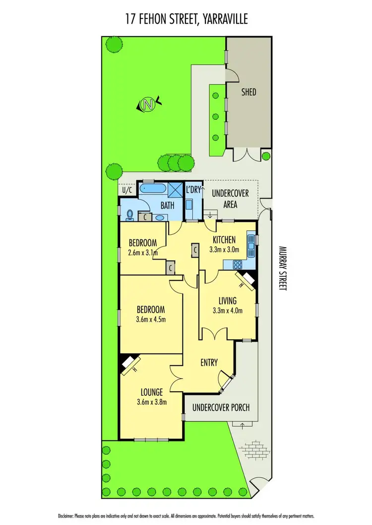 Floorplan of Homely house listing, 17 Fehon Street, Yarraville VIC 3013