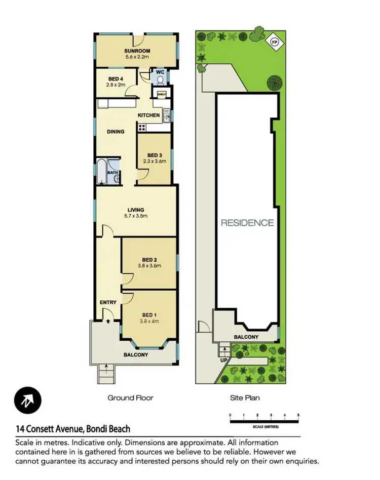 Floorplan of Homely house listing, 14 Consett Avenue, Bondi Beach NSW 2026