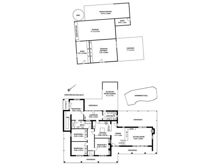 Floorplan of Homely house listing, 40 Woods Hill Road, Summertown SA 5141