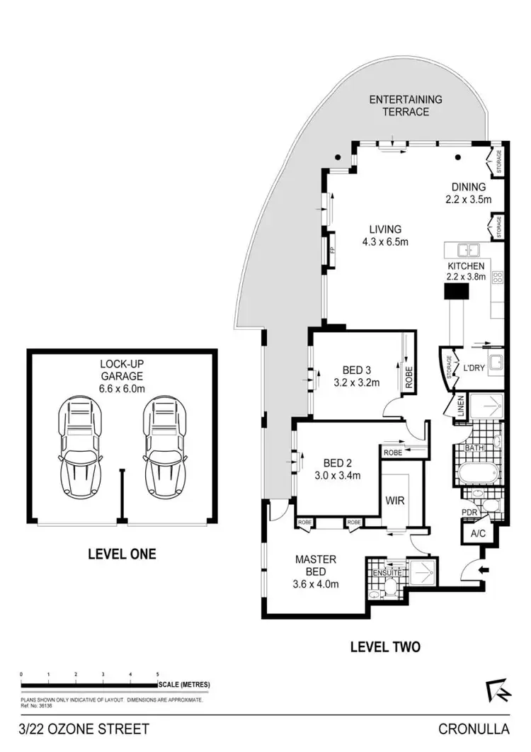 Floorplan of Homely apartment listing, 3/22-24 Ozone Street, Cronulla NSW 2230