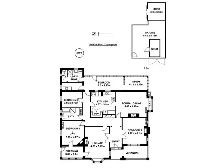 Floorplan of Homely house listing, 44 Howard Terrace, Hazelwood Park SA 5066
