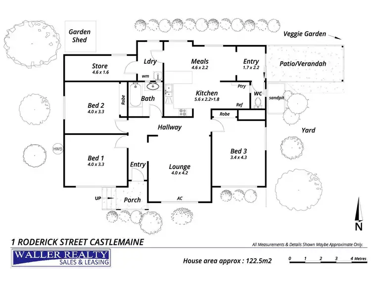 Floorplan of Homely house listing, 1 Roderick Street, Castlemaine VIC 3450