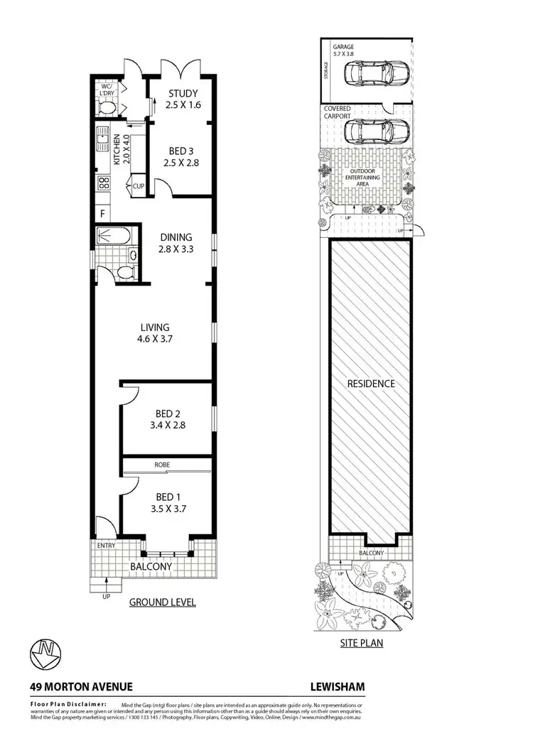 Floorplan of Homely house listing, 49 Morton Avenue, Lewisham NSW 2049