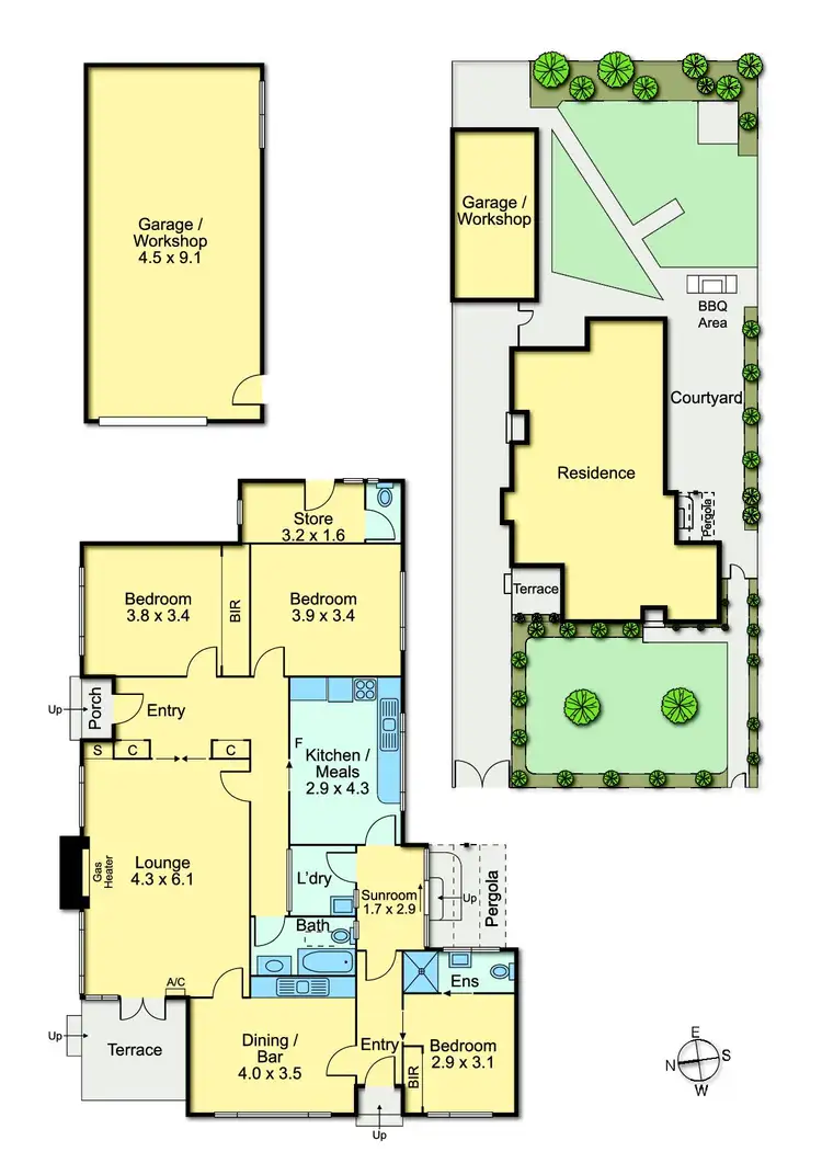 Floorplan of Homely house listing, 231 Gillies Street, Fairfield VIC 3078