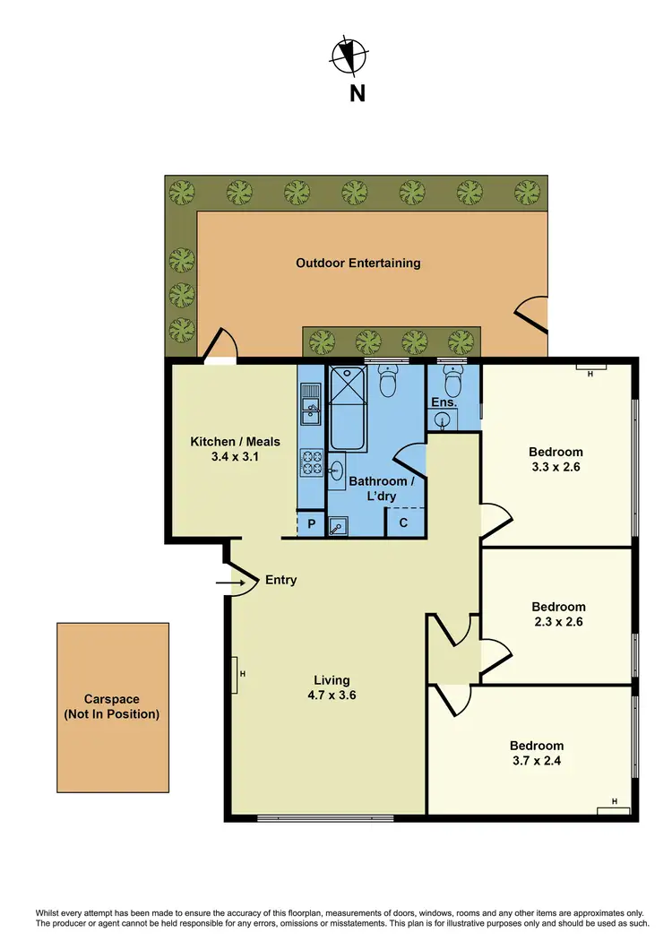 Floorplan of Homely apartment listing, 1/13-15 Nicholson Street, Footscray VIC 3011