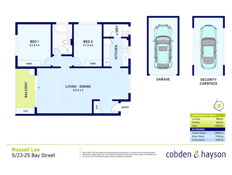 Floorplan of Homely apartment listing, 5/23-25 Bay Road, Russell Lea NSW 2046