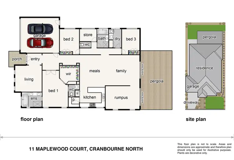 Floorplan of Homely house listing, 11 Maplewood Court, Cranbourne North VIC 3977