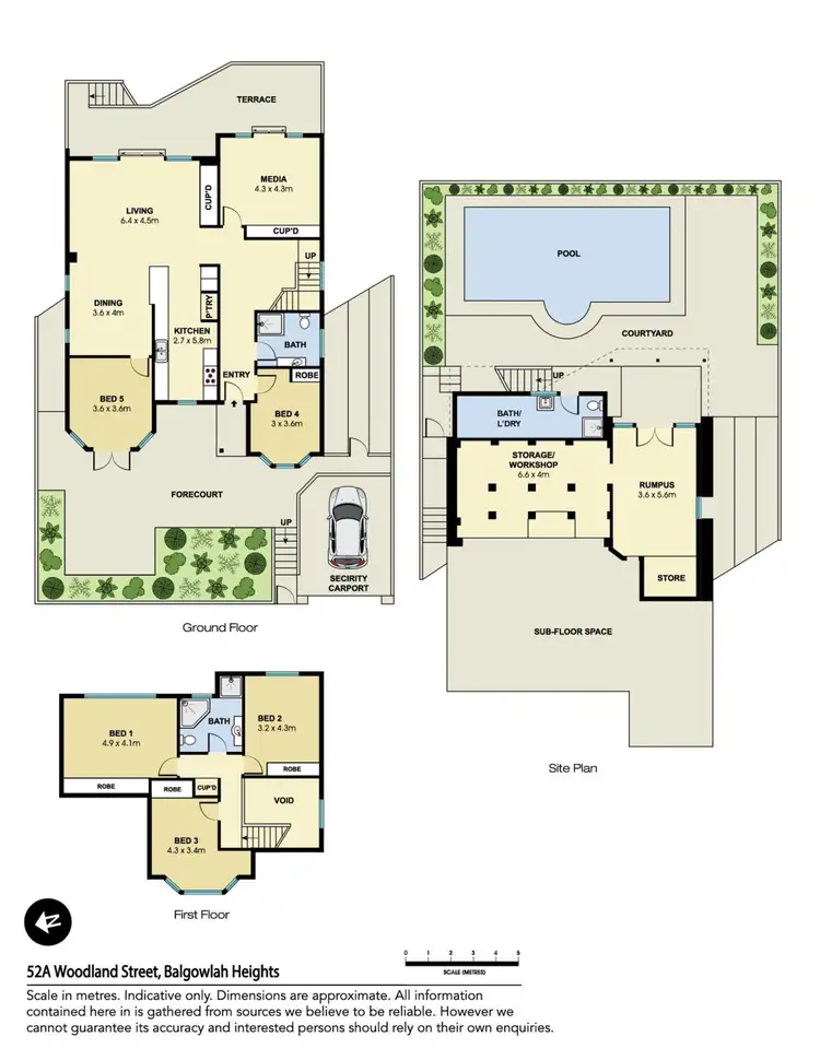 Floorplan of Homely house listing, 52a Woodland Street, Balgowlah Heights NSW 2093