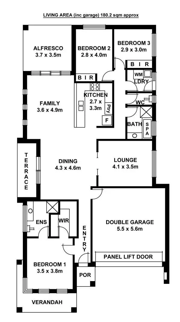 Floorplan of Homely house listing, 5 Jones Street, Northgate SA 5085