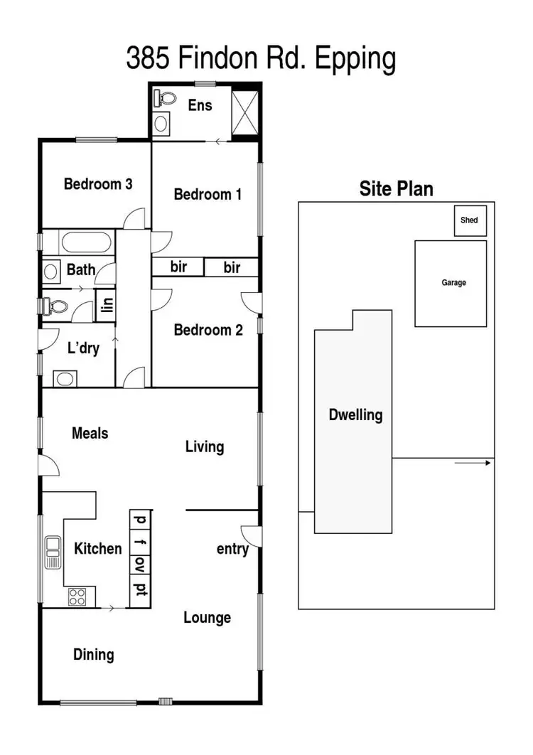 Floorplan of Homely house listing, 385 Findon Road, Epping VIC 3076