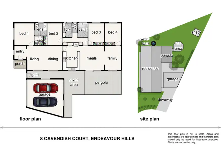 Floorplan of Homely house listing, 8 Cavendish Court, Endeavour Hills VIC 3802