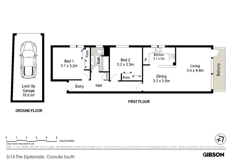 Floorplan of Homely apartment listing, 5/14 The Esplanade, Cronulla NSW 2230