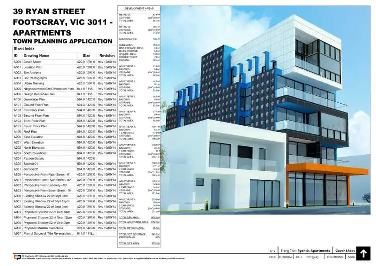 Floorplan of Homely land listing, 39 Ryan Street, Footscray VIC 3011
