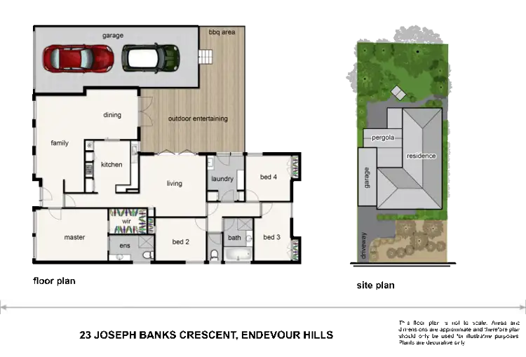Floorplan of Homely house listing, 23 Joseph Banks Crescent, Endeavour Hills VIC 3802