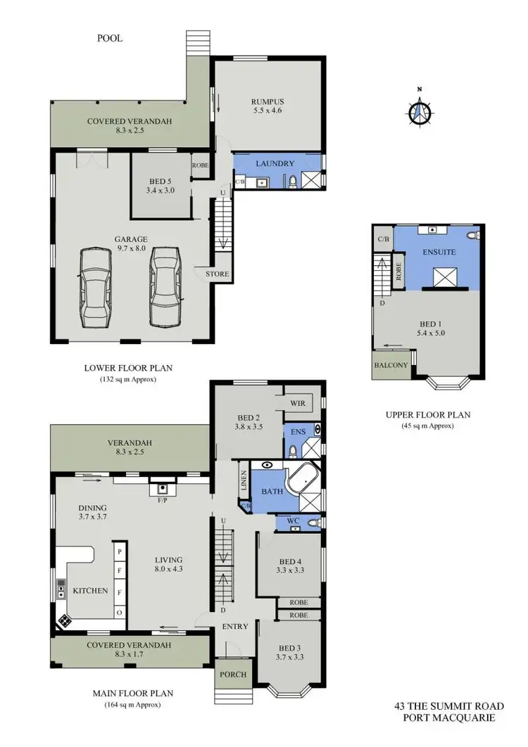 Floorplan of Homely house listing, 43 The Summit Road, Port Macquarie NSW 2444