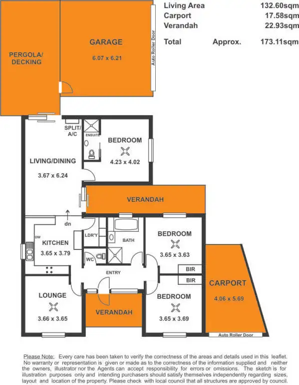 Floorplan of Homely house listing, 9 Adams Place, Alberton SA 5014