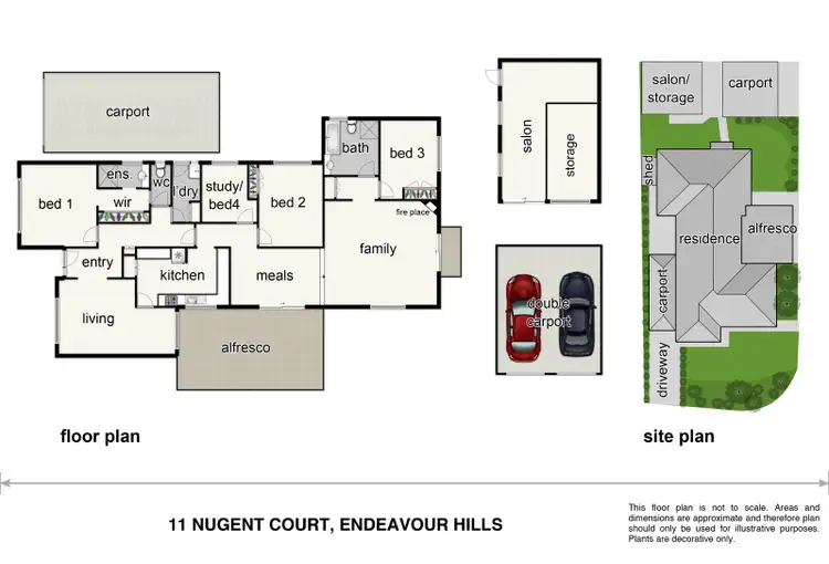Floorplan of Homely house listing, 11 Nugent Court, Endeavour Hills VIC 3802