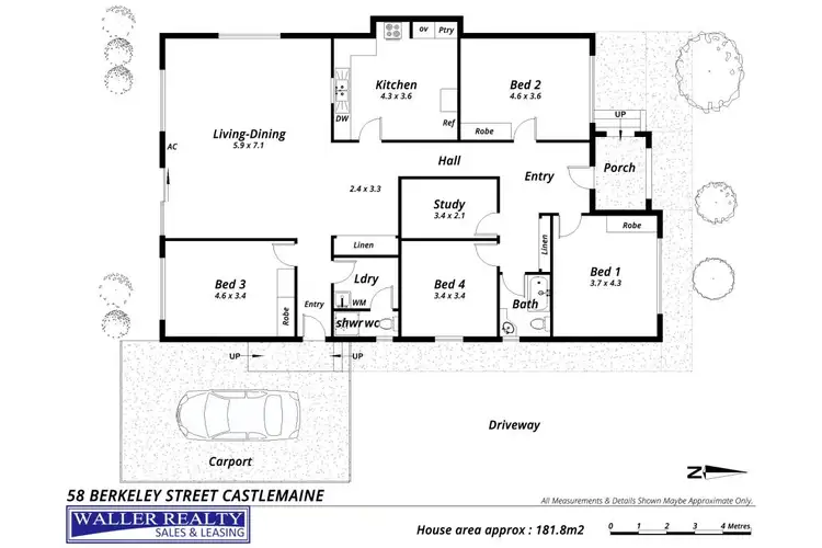 Floorplan of Homely house listing, 58 Berkeley Street, Castlemaine VIC 3450