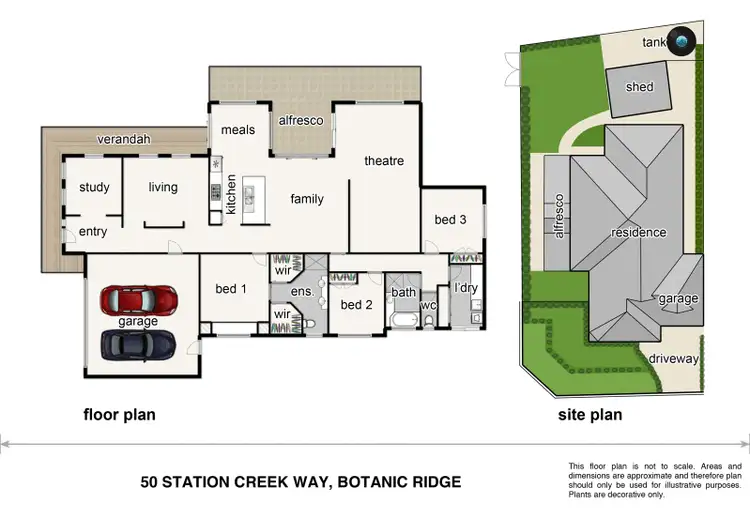 Floorplan of Homely house listing, 50 Station Creek Way, Botanic Ridge VIC 3977