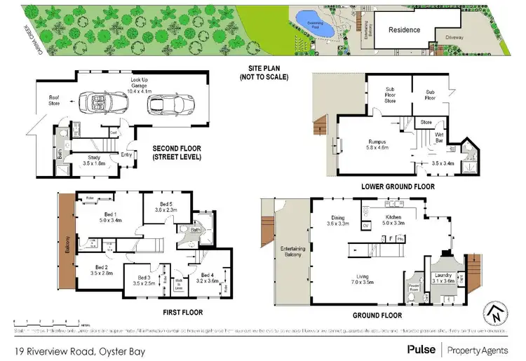 Floorplan of Homely house listing, 19 Riverview Road, Oyster Bay NSW 2225