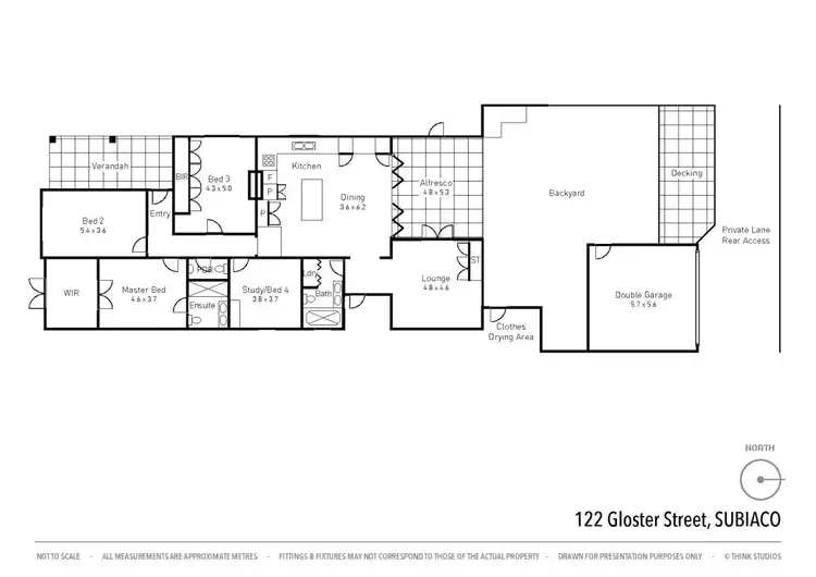 Floorplan of Homely house listing, 122 Gloster Street, Subiaco WA 6008