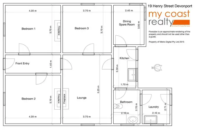 Floorplan of Homely house listing, 19 Henry Street, Devonport TAS 7310