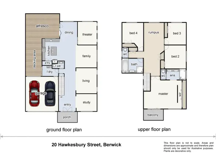 Floorplan of Homely house listing, 20 Hawkesbury Street, Berwick VIC 3806