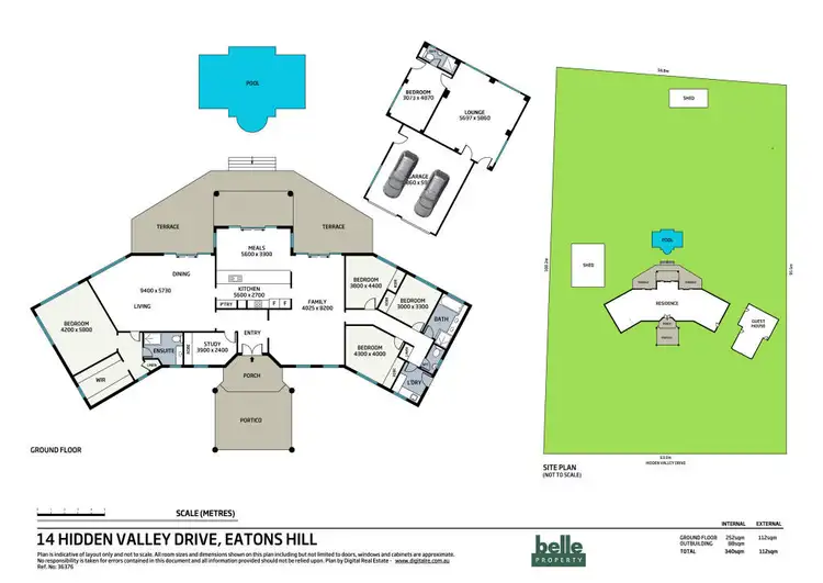 Floorplan of Homely house listing, 14 Hidden Valley Drive, Eatons Hill QLD 4037