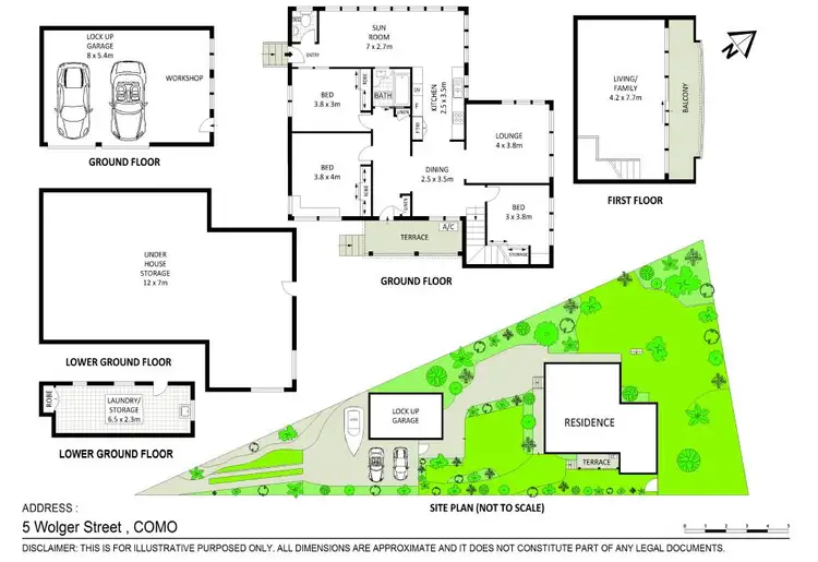 Floorplan of Homely house listing, 5 Wolger Street, Como NSW 2226