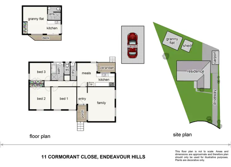 Floorplan of Homely house listing, 11 Cormorant Close, Endeavour Hills VIC 3802