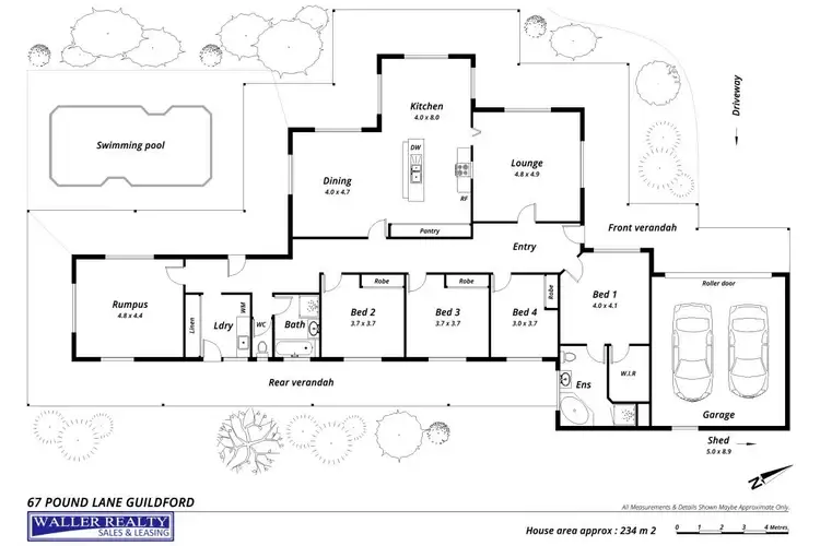 Floorplan of Homely house listing, 67 Pound Lane, Guildford VIC 3451