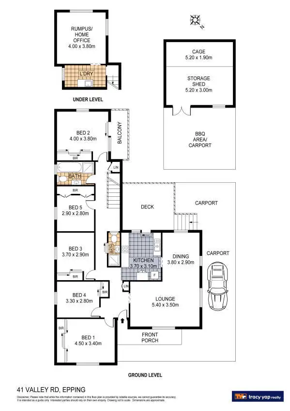 Floorplan of Homely house listing, 41 Valley Road, Epping NSW 2121