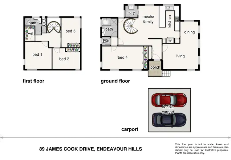 Floorplan of Homely house listing, 89 James Cook Drive, Endeavour Hills VIC 3802