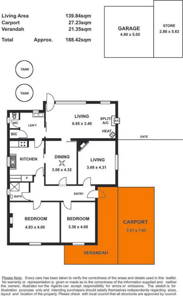Floorplan of Homely house listing, 40 Lynton Avenue, Millswood SA 5034