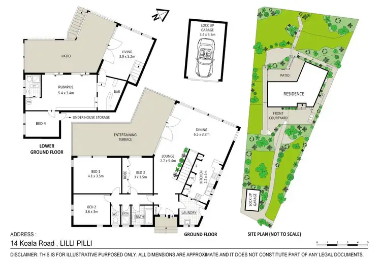 Floorplan of Homely house listing, 14 Koala Road, Lilli Pilli NSW 2229