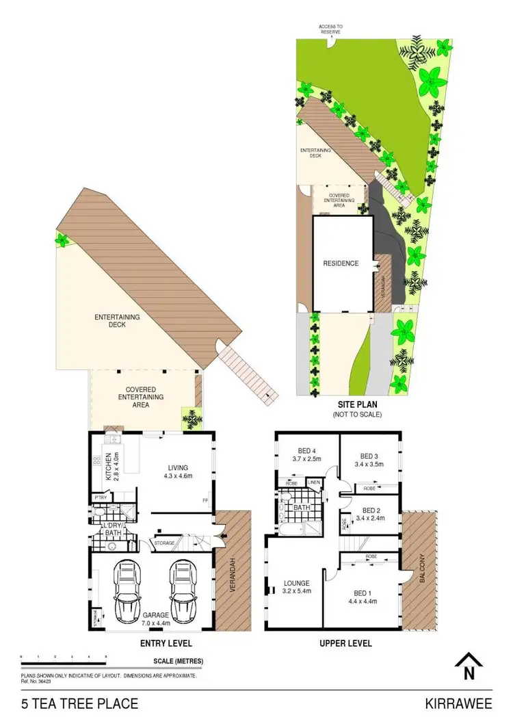 Floorplan of Homely house listing, 5 Tea Tree Place, Kirrawee NSW 2232