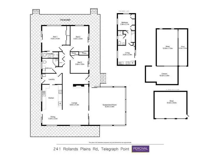 Floorplan of Homely rural property listing, 241 Rollands Plains Road, Telegraph Point NSW 2441