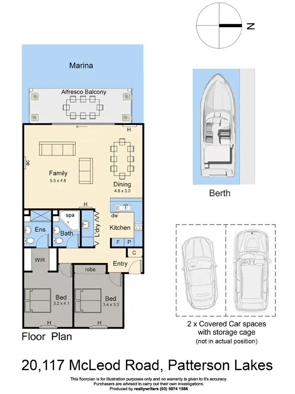 Floorplan of Homely apartment listing, 20/117 McLeod Road, Patterson Lakes VIC 3197