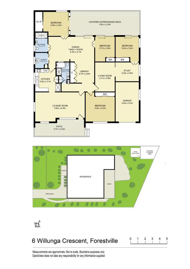 Floorplan of Homely house listing, 6 Willunga Crescent, Forestville NSW 2087