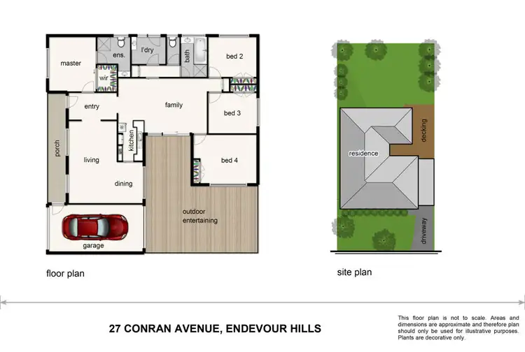 Floorplan of Homely house listing, 27 Conran Avenue, Endeavour Hills VIC 3802